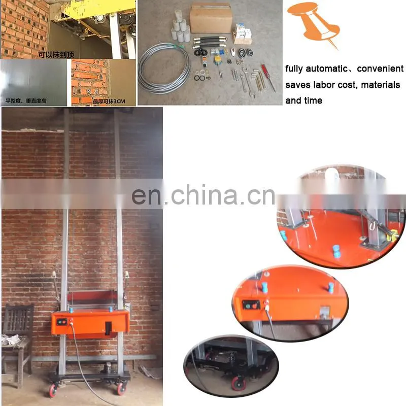 Cement Mortar Price Automatic Wall Plastering Machine GMEH-800-R Mini Concrete India Brick Wall