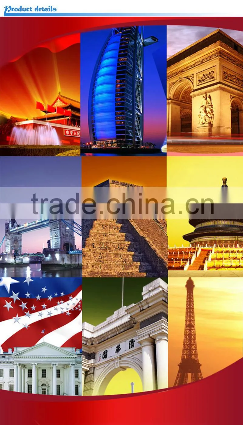 Mini Qute 3D Wooden Puzzle Burj Al Arab Hotel world architecture famous building Adult kids model educational toy gift NO.JZ503