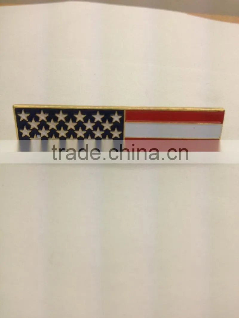 custom logo soft enamel lapel pins/custom flag lapel pins