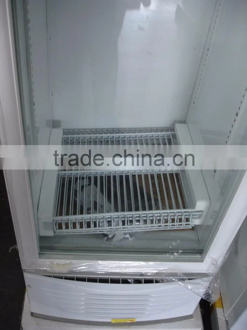 vertical showcase refrigerator beverage display refrigerator commercial glass door refrigerator