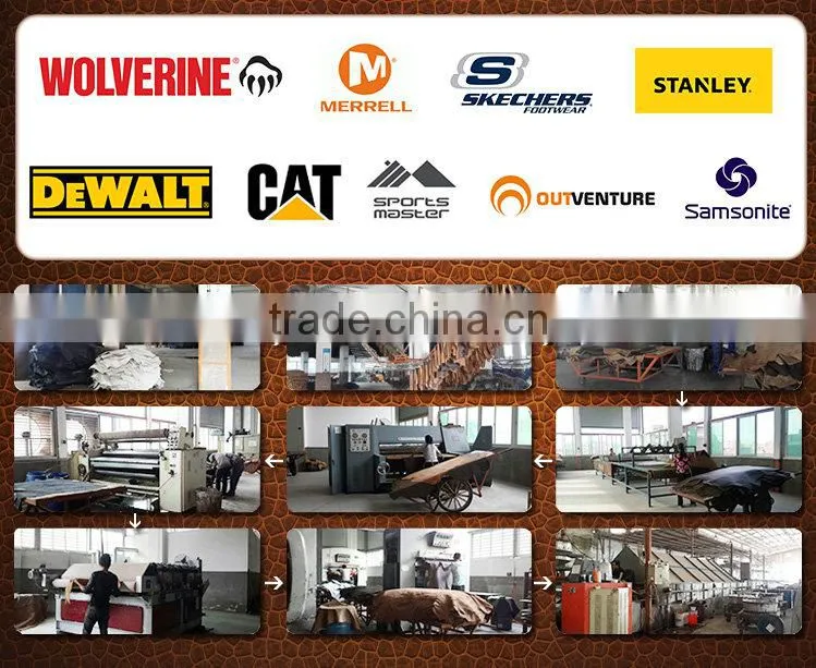 genuine crazy horse leather supplier in China