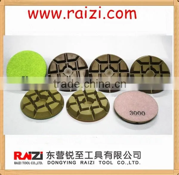 high gloss diamond concrete floor resin polishing pad