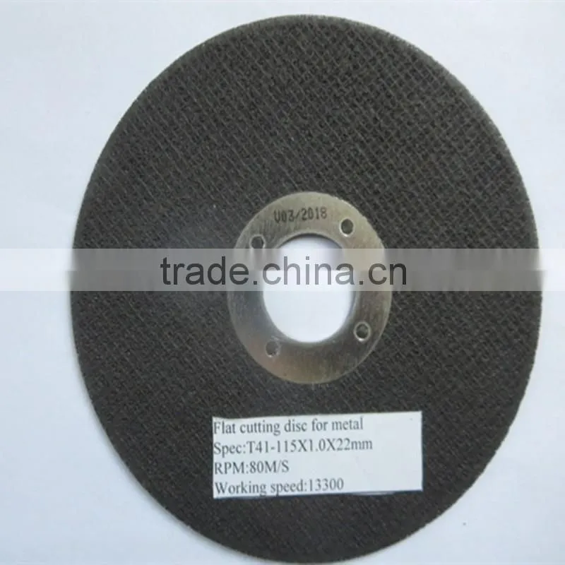 Green color cutting disc for inox