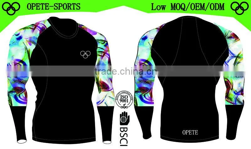Mens Compression Top Skin fit Active wear Base layer thermal top Gym wear shirt
