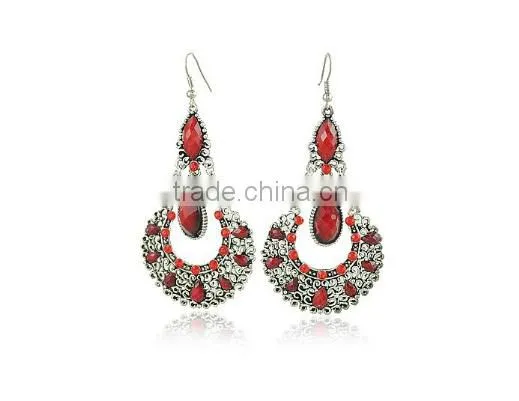 2016 Wholesale Fashion Bead Pendant Earring Chinese Style Vintage Earrings