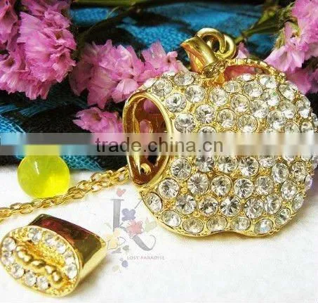 hot sell novelty jewelry cordiform usb flash drive