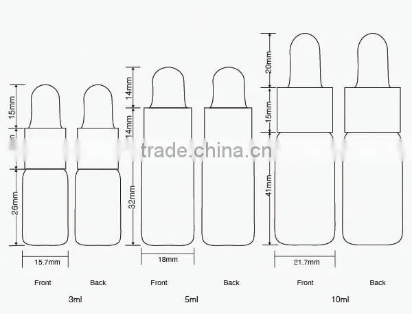 plastic dropper bottle 5ml