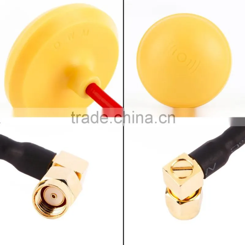 Yellow L Inner Bore Mushroom Antenna 5.8GHz FPV Transmitter & Receiver