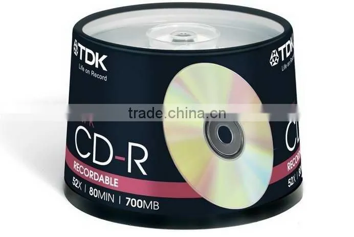 TDK A+ cd, blank cd, made in taiwan products