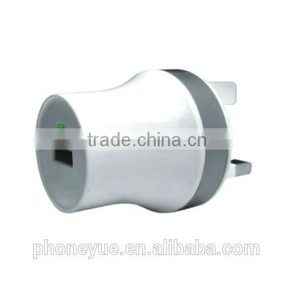 usa/eu/uk 5v1a single port usb wall charger for samsung note3/note4