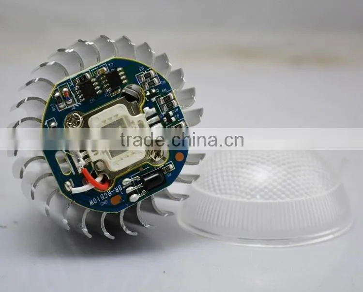 10w RGB LED controlled color changing led christmas lights programmable