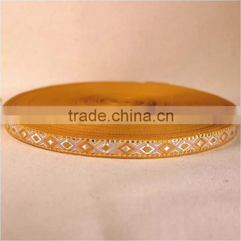 Customized colourful mediterranean style rustic fancy DIY decoration polyester ribbon rolls