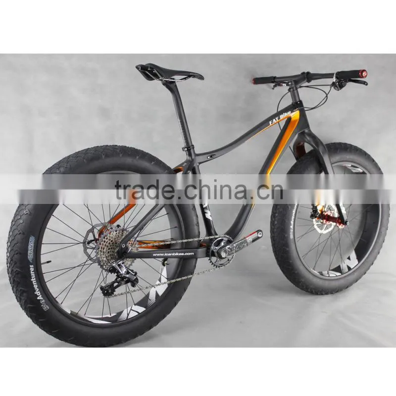 2015 full carbon fat bike frame 26er fatbike frammeset 190x12 rear space 100mm SN03
