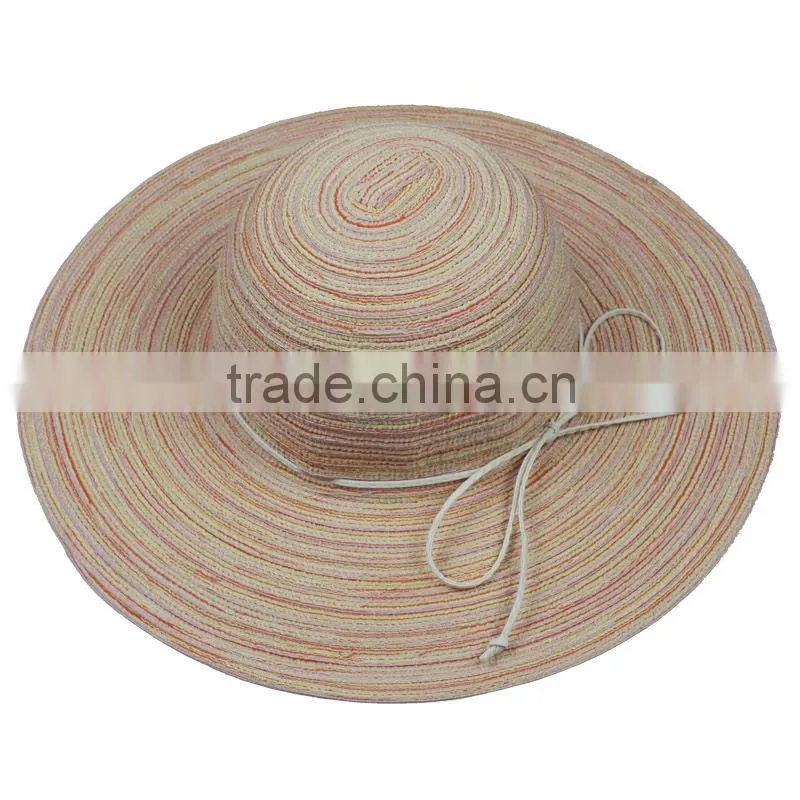 2013 new colorful fashion summer lady straw wide brim hat and cap