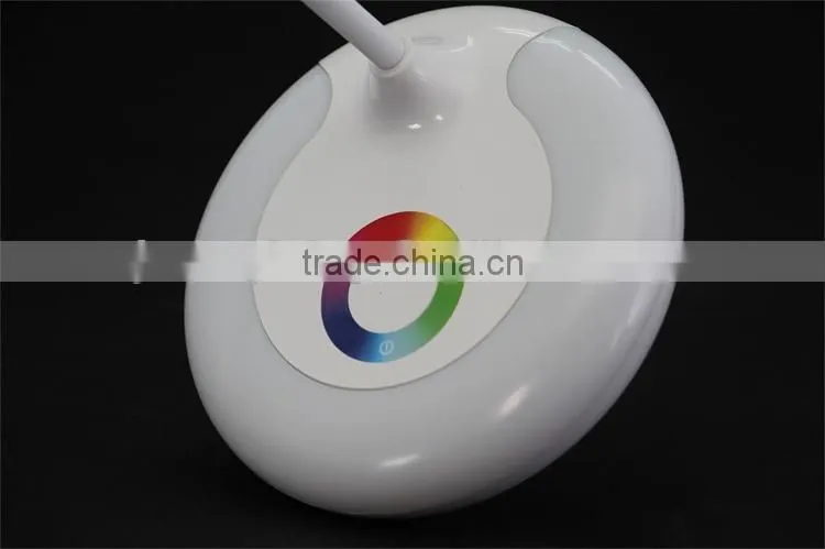 5W Colorful JK-848 Rechargeable Flexible Color change table lamp, colorful LED table lamp decorative