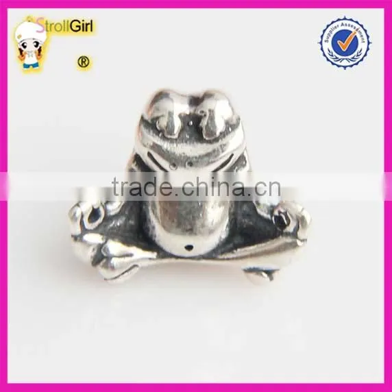 Animal charm sterling silver 925 Lovely Monkey beads fit European Bracelet