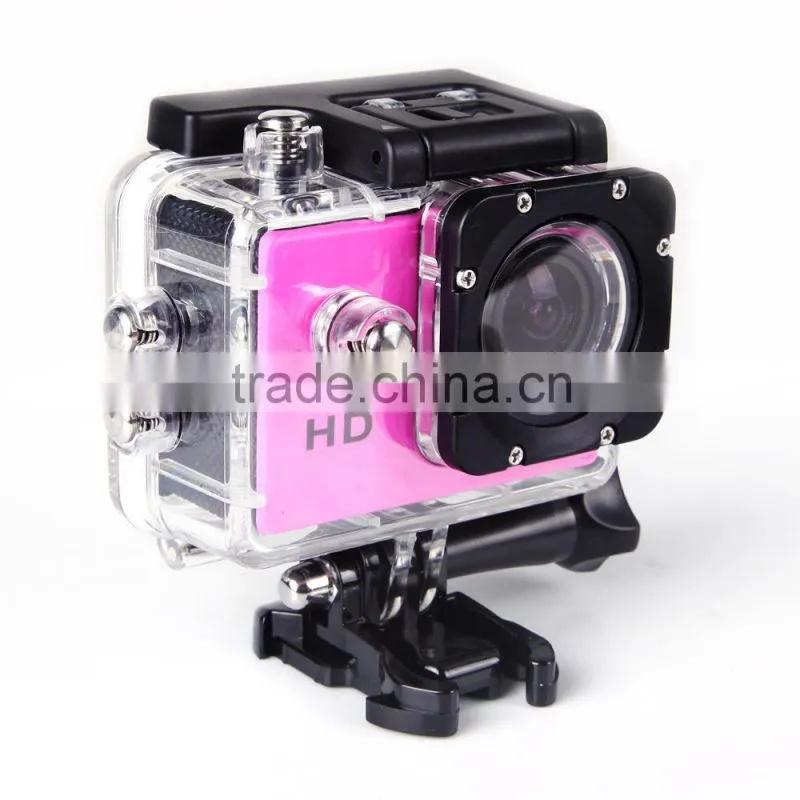 Cheapest 1.5 inch LTPS screen with hd 720P action cam diversified colors sports camera