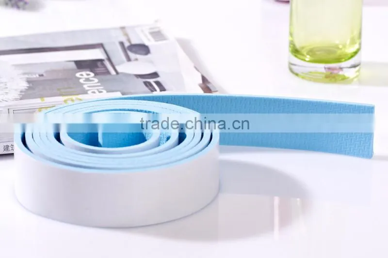new design PE foam plane bumper strip edge cushion protection pre-applied the tape