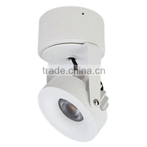 China high quality aluminum 8W rotatable led surface light, led ceiling downlight, led ceiling light