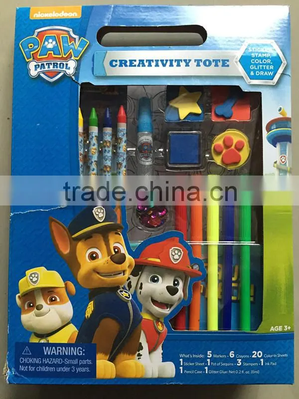 2015 High Quanlity TOTE Sationery Set For KIDS