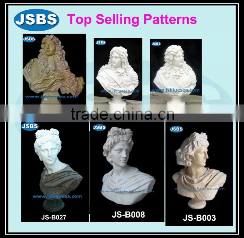 famous modern marble carving custom bust