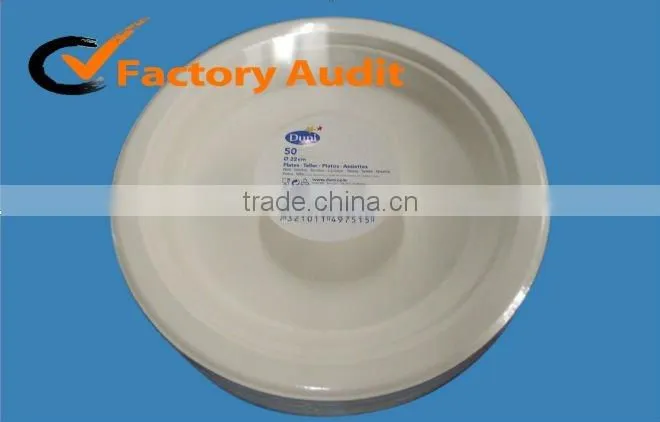compostable disposable paper plate