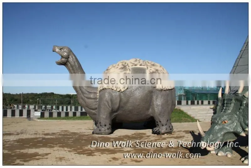 Theme park equipment fiberglass dinosaur 8m