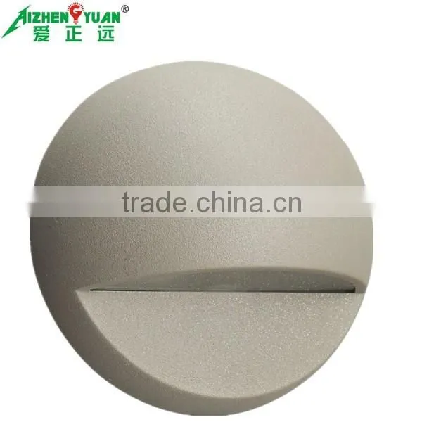 Aluminum commercial round led stair wall light