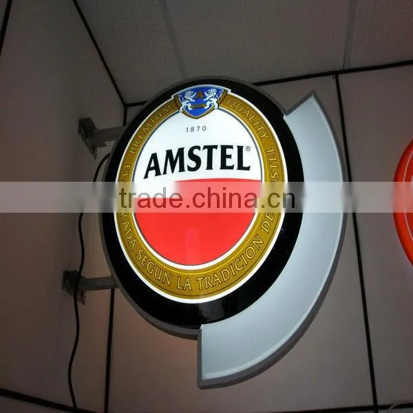 Custom plastic light up letters for sign box