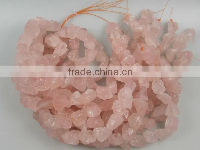 Natural rough nugget Madagascar rose quartz