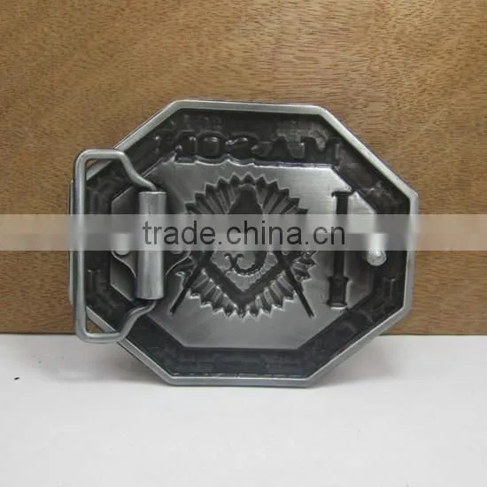 Fashion hot sale custom metal zinc alloy plate belt buckle