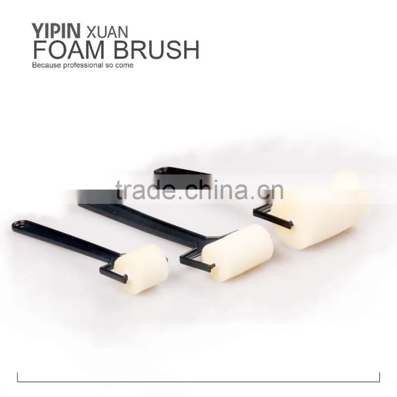 3pcs High Quality Plastic Handle Foam Paint Roller Brush