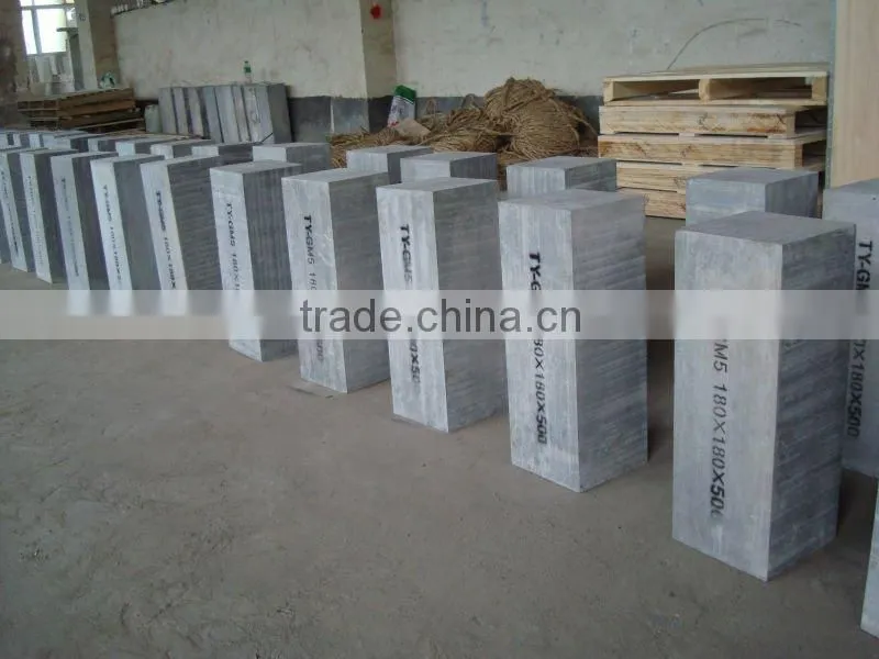 fused cast skid rail block fire brick