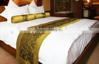 luxury decoration fabric bed runners for all kinds of hotels