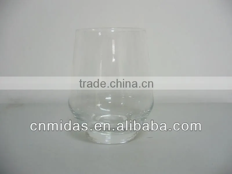 Hand blown crystal whisky glass