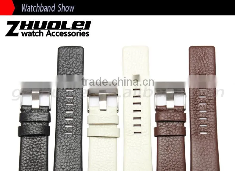 2016 Fashion belt good quality watch band real leather watch strap 22|24|26|28|30mm