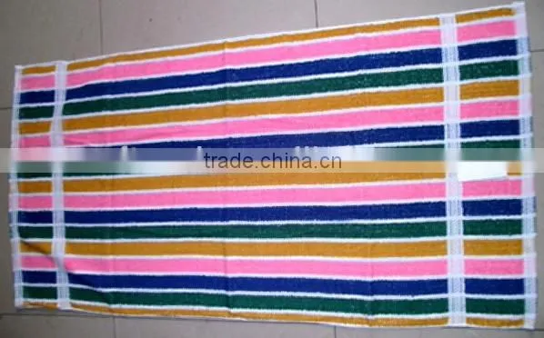 Strip bath towel stock South America