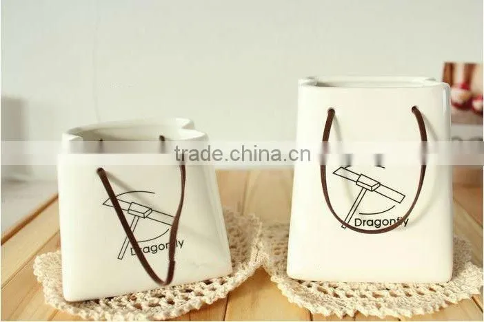 Mini ceramic vase,Ceramic bag