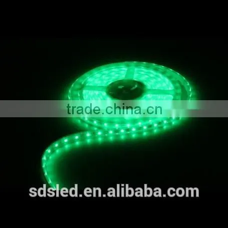 SDSLED IP67 flexible 30LED/m Green led light strip SMD3528 led strip light DC12V