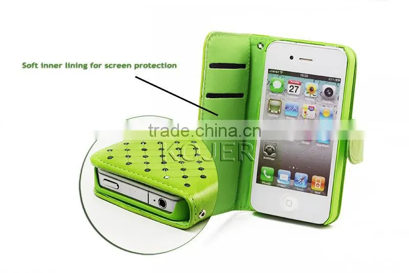 mobile cases and covers stick a transparent diamond