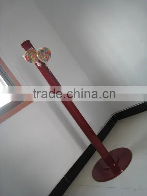 High quality painted Wood Christmas Lollipop shelf rack