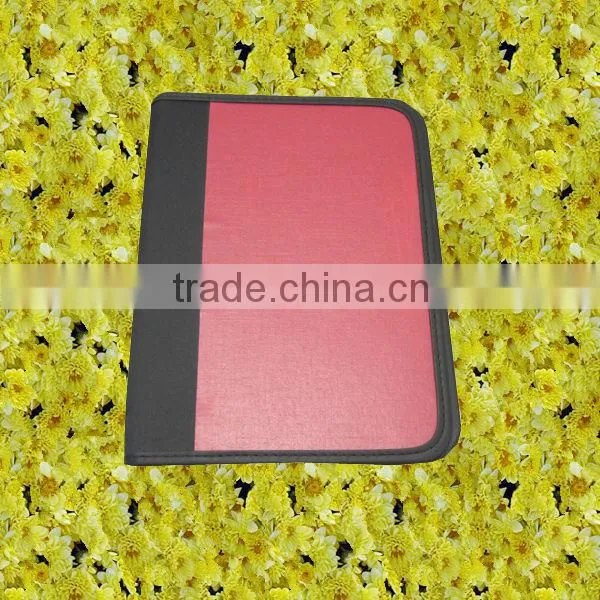 embossed cover leather folder