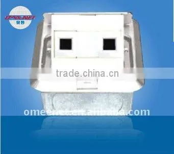 2 Gang Anpu Computer Zinc Ally Pop-up Floor Socket Box
