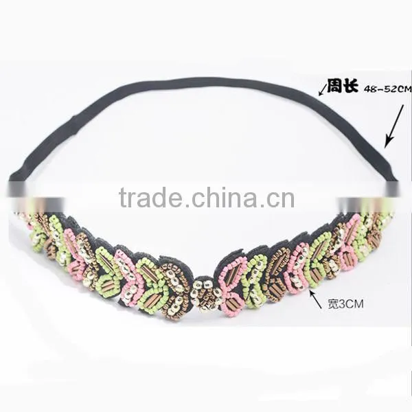 Latest Design Colorful Skinny Elastic Headband