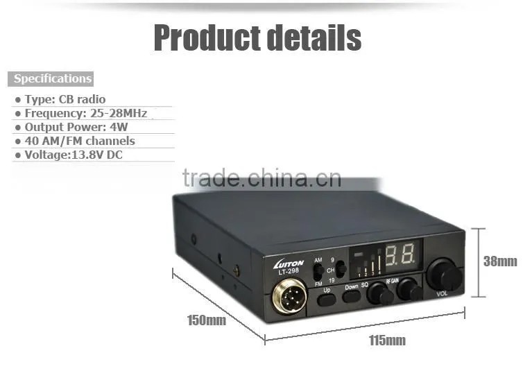 alibaba vietnam LT-298 hf transmitter 10 meter cb radio