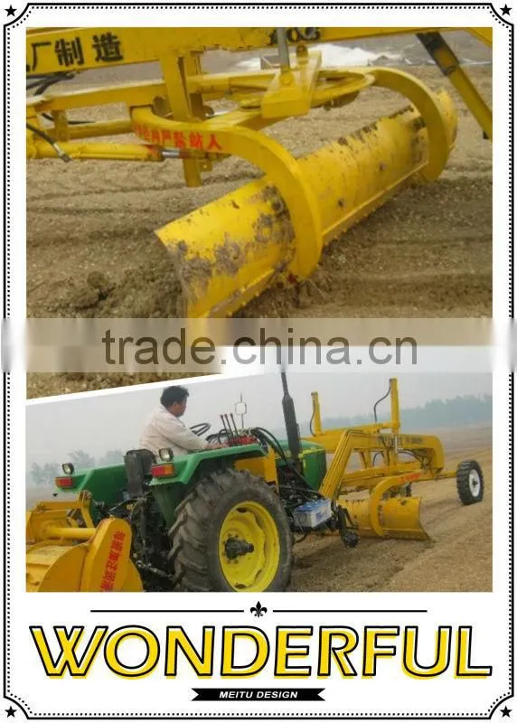 Full Hydraulic Operated Land Grader(wheeled tractor front mounted type)