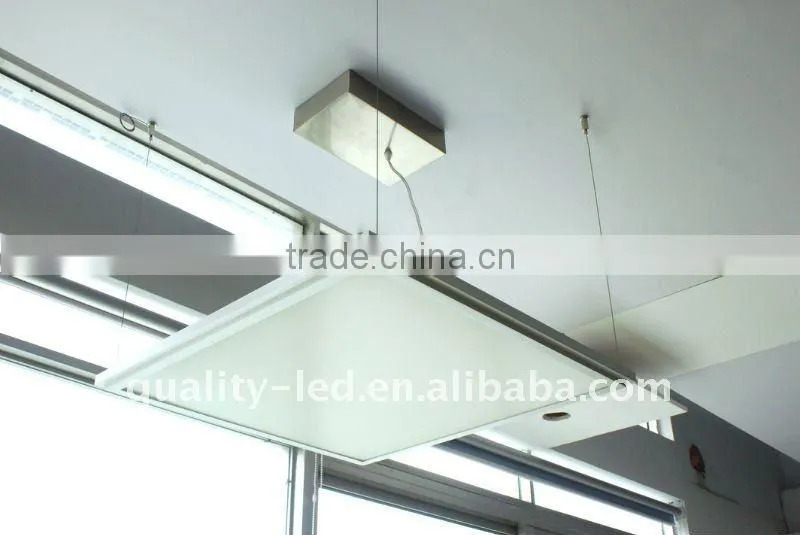 white LED panel lights shine staight