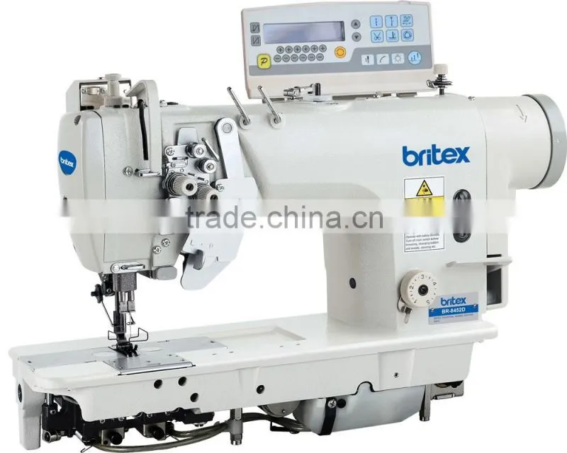 BR-8452D Electrinic High-speed Double Needle Lockstitch Sewing Machine With Direct Drive
