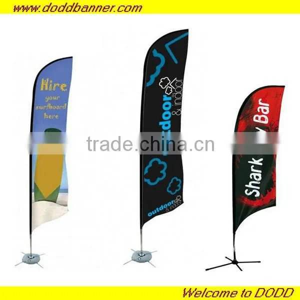 Feather flags with pole and base