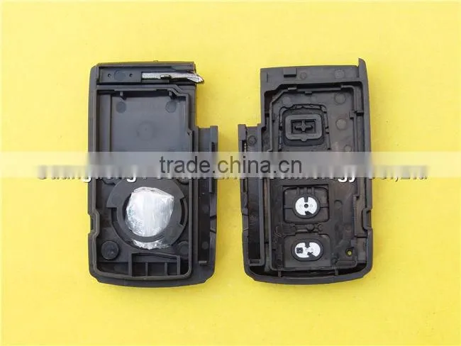 Promotion 2 buttons smart remote key shell for Toyota Crown blank key with blade